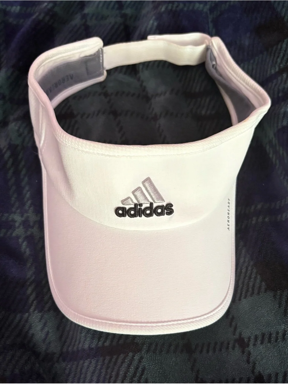 adidas light weight white visor